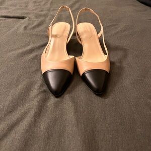 Liz Claiborne Two-Tone Slingback Heels